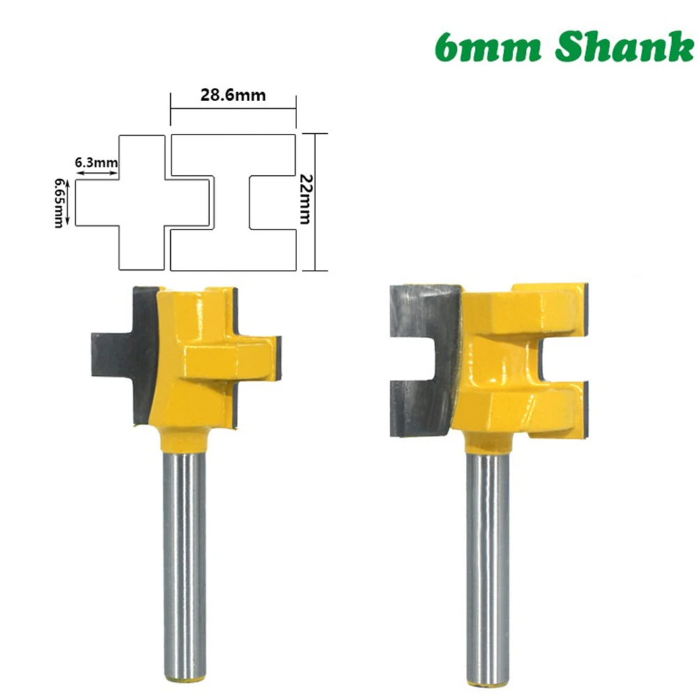 Milling Cutter Router Bits For Woodworking Tools YG8 2pcs 45# Steel Accessories CNC Ground Square Tooth T-Slot
