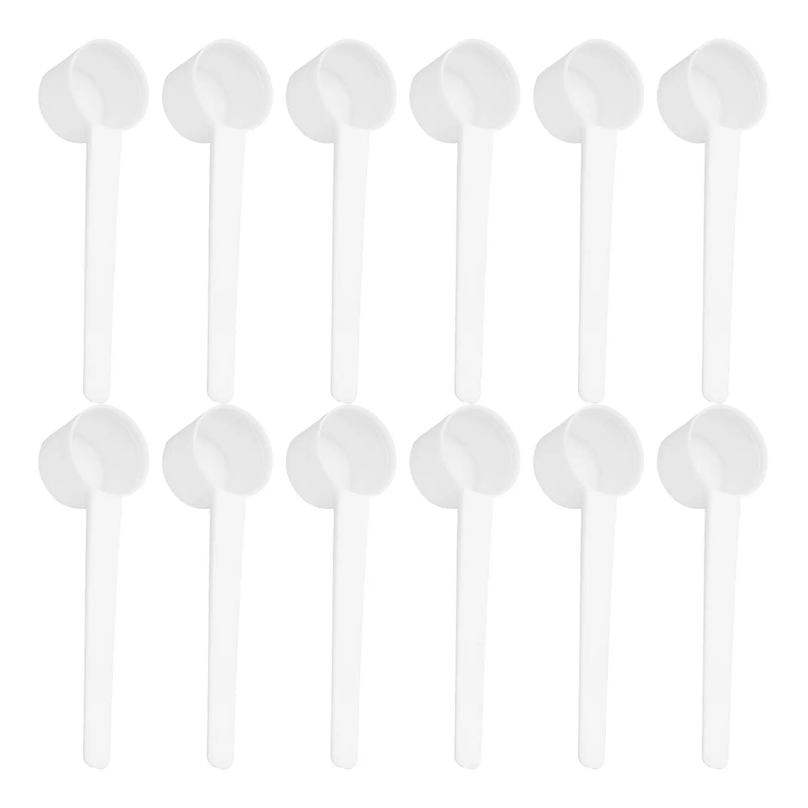 50Pcs Milk Measuring Scoop Multi Functional Powder Scoop for Coffee Protein Salt Sugar Starch Household Outdoor Camping Travel