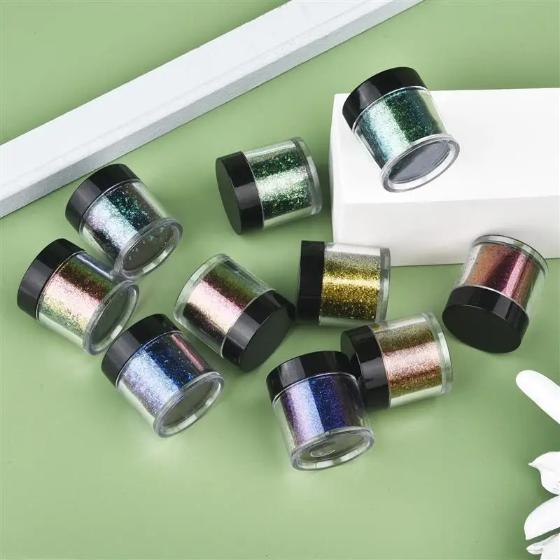 Mirror Chameleons Pigment Pearlescent Epoxy Resin Glitter Magic Discolored Powder Resin Colorant Jewelry Making Dye Tools