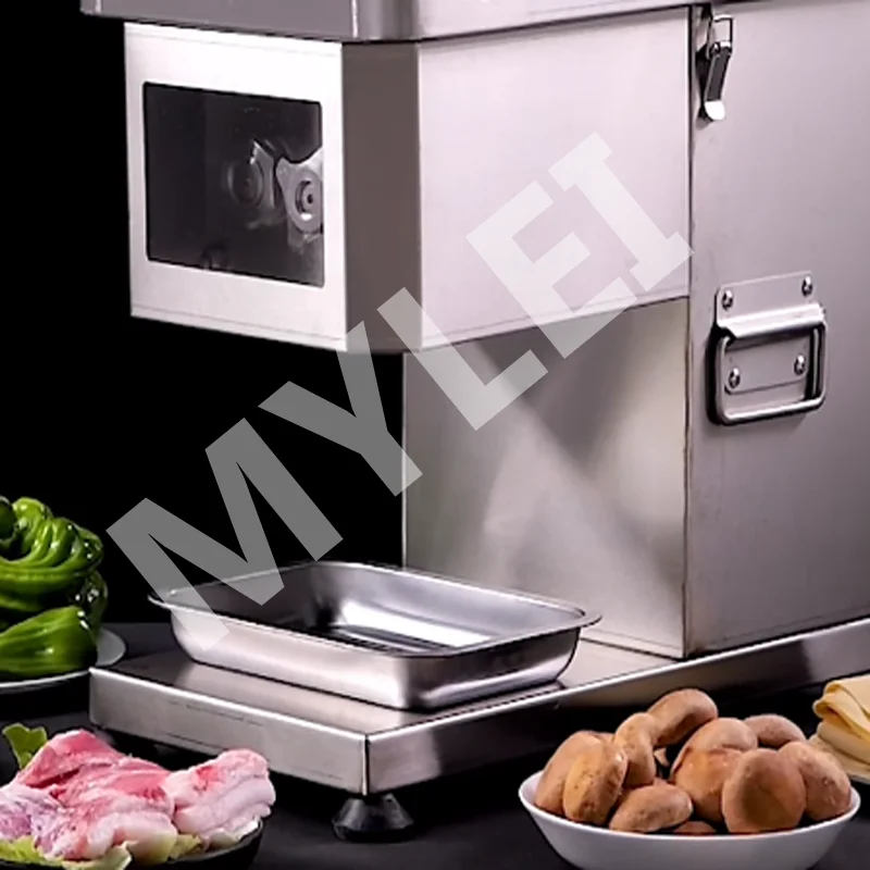 TS-1 Desktop Commercial Meat Cutter Machine Voltage 110V/220V Output Meat Slicer