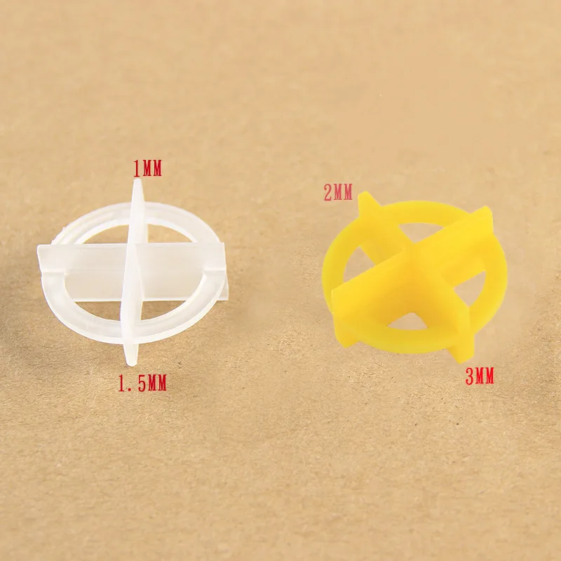 100pcs Plastic Tile Leveling System Leveler Removable Cross Shape Wall Floor Cross Spacers Clips Tile Locator Construction Tool