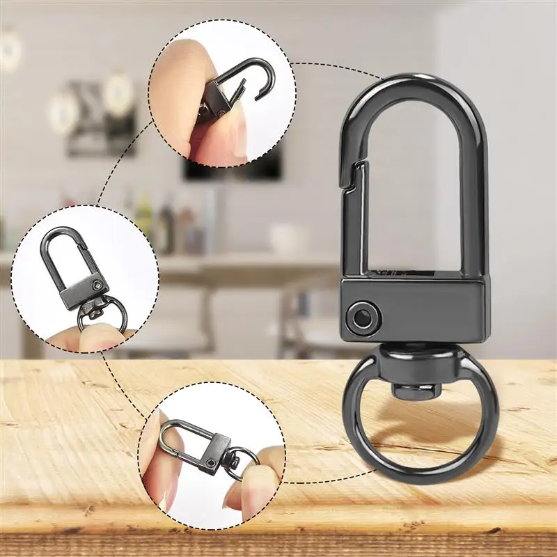 10 قطعة خطاطيف قافلة للقفل مشبك قفل الابازيم الذهب والفضة مطلي DIY بها بنفسك صنع المجوهرات النتائج ل المفاتيح قلادة سوار لوازم