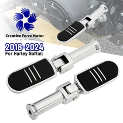 Rear Passenger Footpegs Motorcycle accessories Footrest For Harley Fat Boy 114 Softail FLSL Heritage Classic Breakout FXBR 18-24