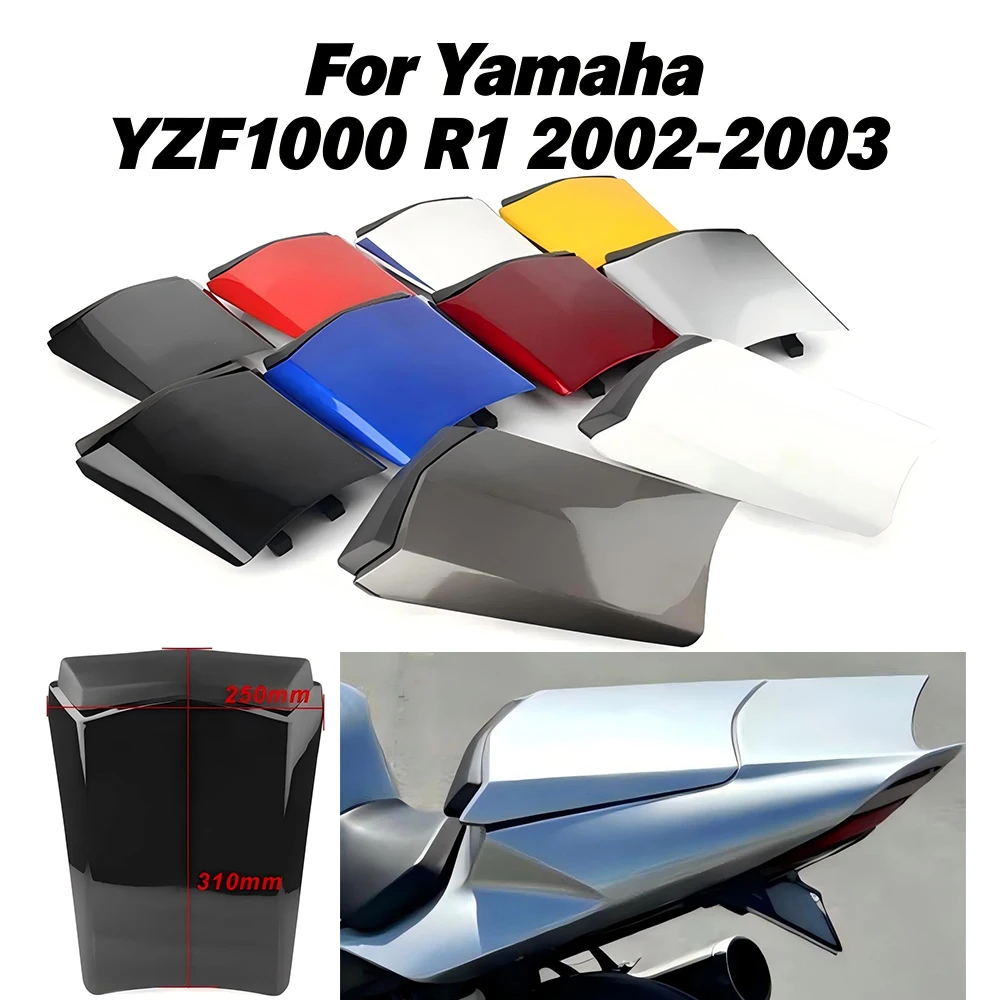 Motorcycle Seat Cover Cowl Fairing Rear Passenger Pillion For Yamaha YZF1000 R1 YZF 1000 2003 2002 Tail Back Covers Accessories