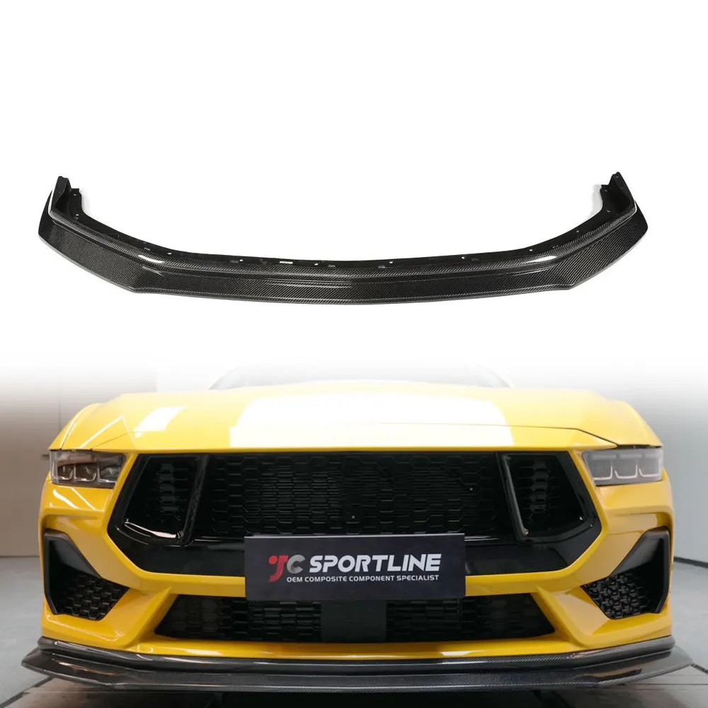 

Replacement Carbon Fiber Front Lip Spoiler for Ford Mustang S650 2.0T 2.3T Base Model 2024+