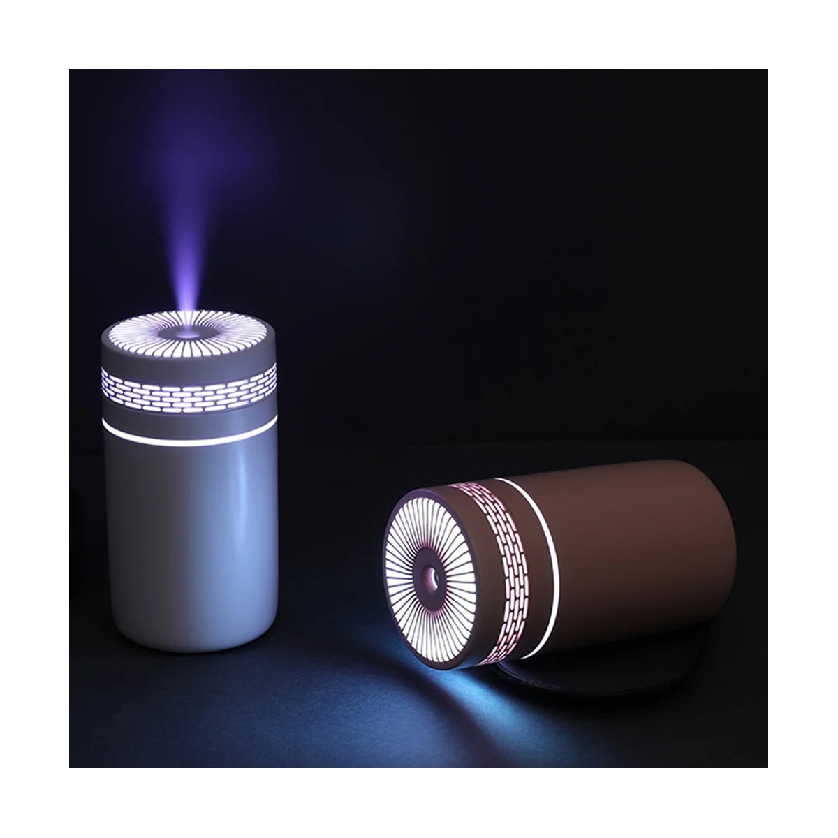 Портативный увлажнитель воздуха 250 мл, ароматерапия, увлажнитель воздуха для дома и автомобиля, распылитель с USB, цвет светодиодный, ночник, Очиститель-C