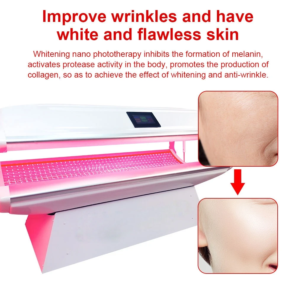 Red Light Therapy Bed Beauty epilator Skin Whitening Therapy Collagen Bed Commercial Sauna Chamber Full Body Skin Rejuvenation