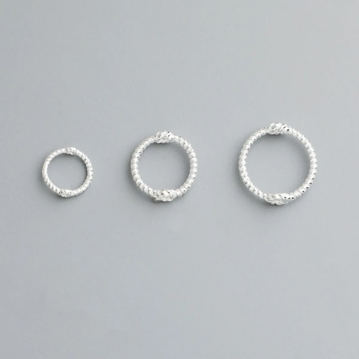 

5 pcs 925 Sterling Silver Ring Stopper Spacer Beads Surrounded Spacers for Jewelry Making 3 sizes to Choose