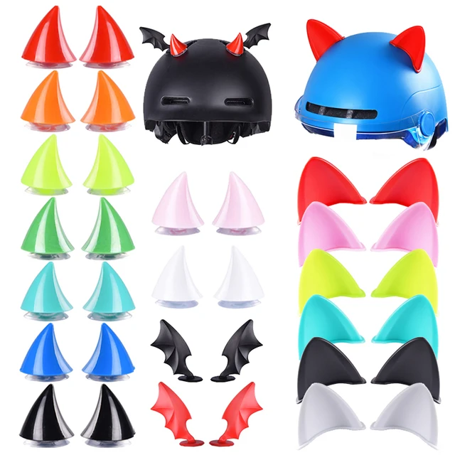 2 szt. Uniwersalny kask dekoracja z uszami kota Moto samochód elektryczny stylizacja jazdy śliczne kocie uszy naklejki Decor akcesoria do kasku