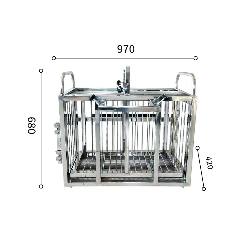 304 stainless steel pet cat and dog special foster care compression cage