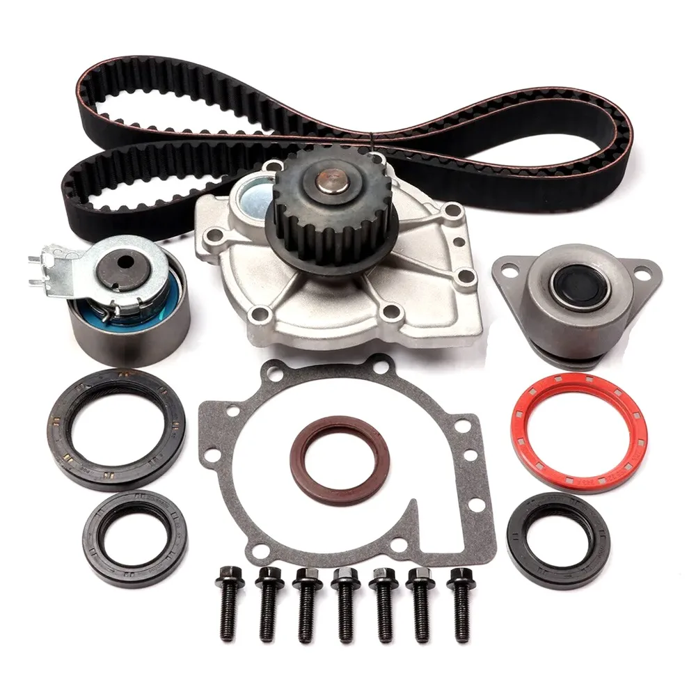 Timing Belt Water Pump Kit Fit 2.4 L For Volvo C70 S40 S60 S80 V70 XC70 XC90 2.4L B5204T2 l5 GAS DOHC 1998-2010