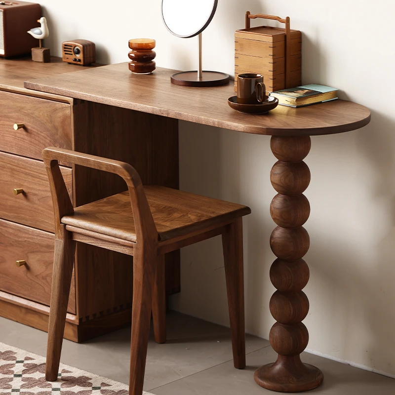 

Mujia Furniture Black Walnut Bedroom Large Bucket Cabinet Solid Wood Retro Wall Locker Corner Storage Cabinet Drawer Cabinet