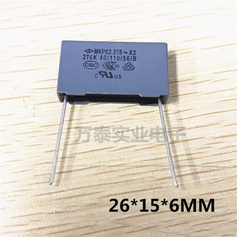

5pcs-50pcs MKP62 Farad X2 safety capacitor 275V274K 0.27UF P22.5MM New Original