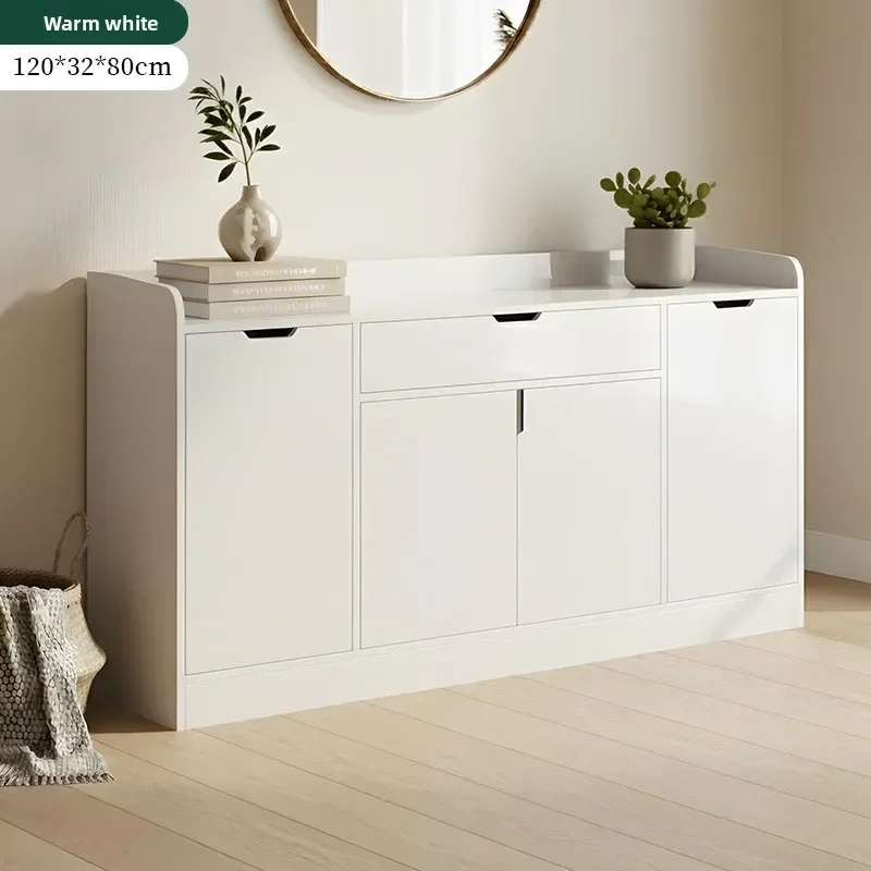 New model shoe cabinet household entrance storage storage integrated wall large capacity multi-layer shoe rack