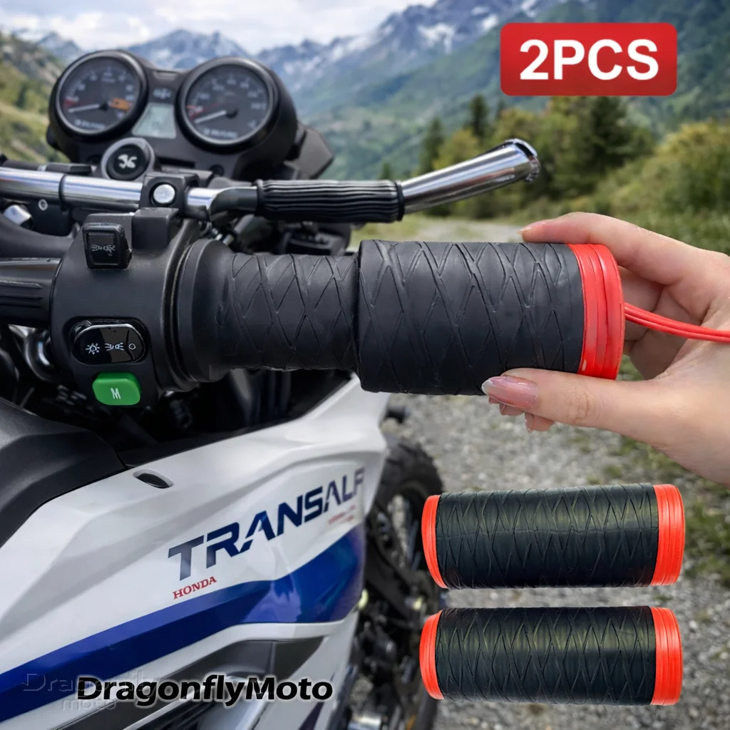 

Силиконовые чехлы на руль мотоцикла для Honda XL 750 Transalp XL750 TRANSALP, самозатягивающиеся, нескользящие, для мотоциклов.
