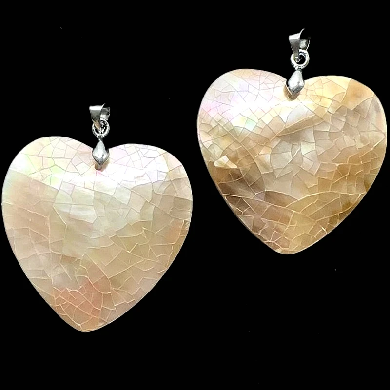 Natürliche Mutter der Perle Shell Splitzen Abalone Shell Handgefertigter Anhänger DIY Schmuck Herstellung Frauen exquisite Halskette Zubehör – Detail 2