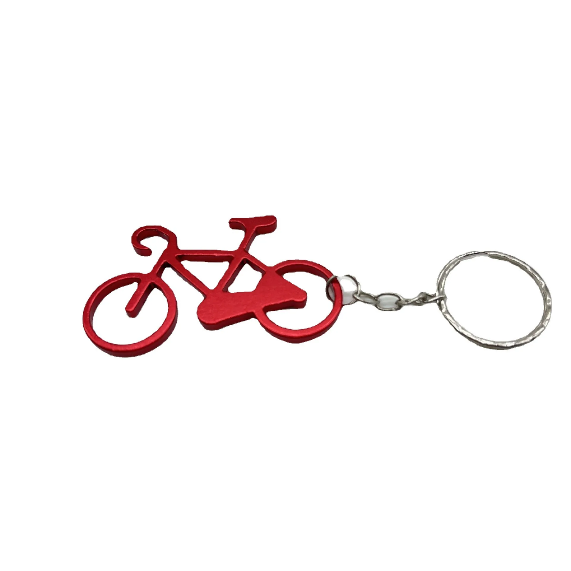 120pcs Mixed Colors Bicycle Key Chains Bike Keyring Bottle Wine Beer Opener Bar Tool Metal Keychains