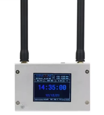 Duplex MMDVM Hotspot w/ Aluminum Alloy Shell Color Display Screen Supporting For C4FM/DMR/DSTAR P25 With Raspberry Pie 1B+