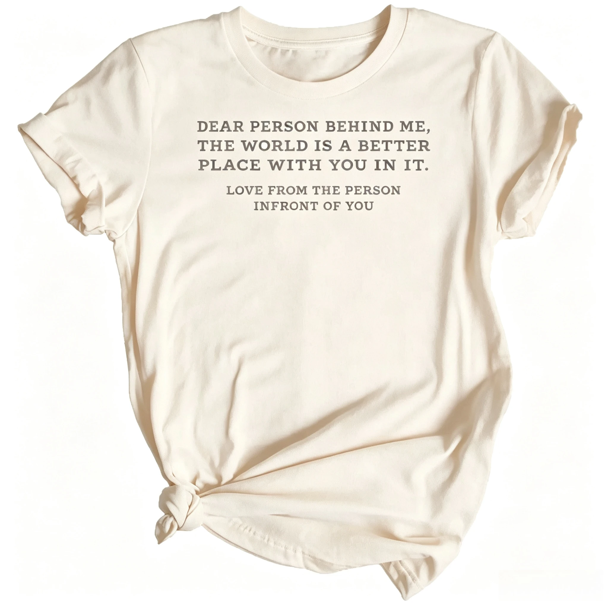 Daily Leisure Positive Energy Mental Health Awareness T-shirt Top Anti-anxiety Emotional Health Suitable for Both Men and Women