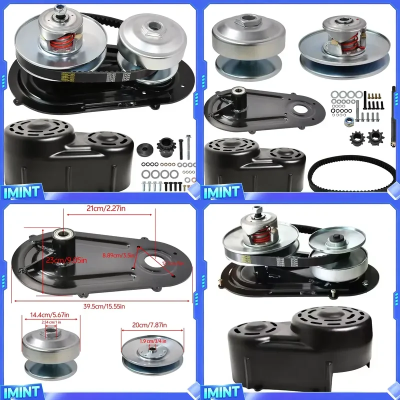 JNDO New Go Kart DIY Torque Converter Kit with 1