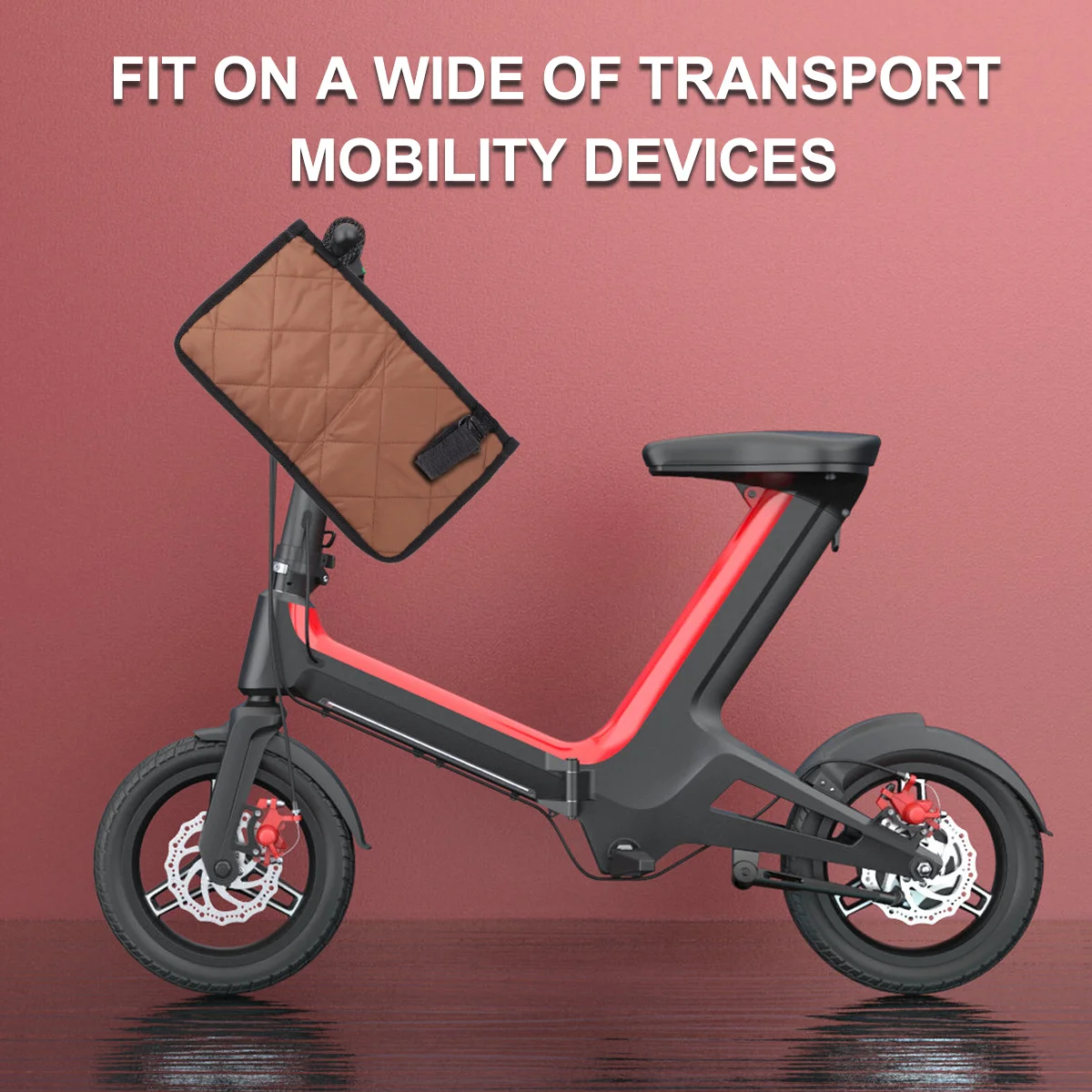 1 قطعة حقيبة تخزين للكرسي المتحرك متعددة الأقسام حقيبة جانبية متينة لمنظم العناصر الصغيرة لسكوتر التنقل #2