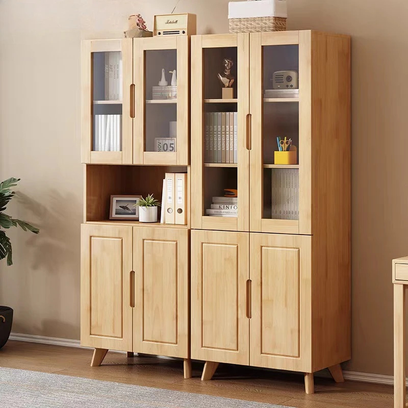 

Bookcase Cube Display Cabinet Organizer Nordic Sideboard Storage Locker Wooden Interior Armoire De Rangement Furniture For Home