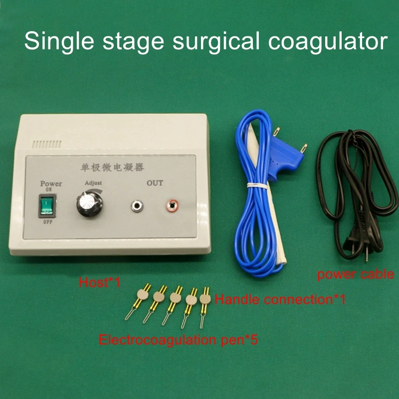 

Single-stage ophthalmology double eyelid eyebrow lift surgery portable plastic cosmetic tool electric coagulation pen hemostat