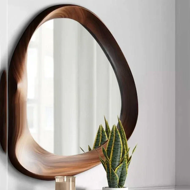 Floor Mirrors Modern Home Ornaments For Living Room Wall Art Large Mirror Arts Aesthetic Vintage Bathroom Light Led Espelho Big