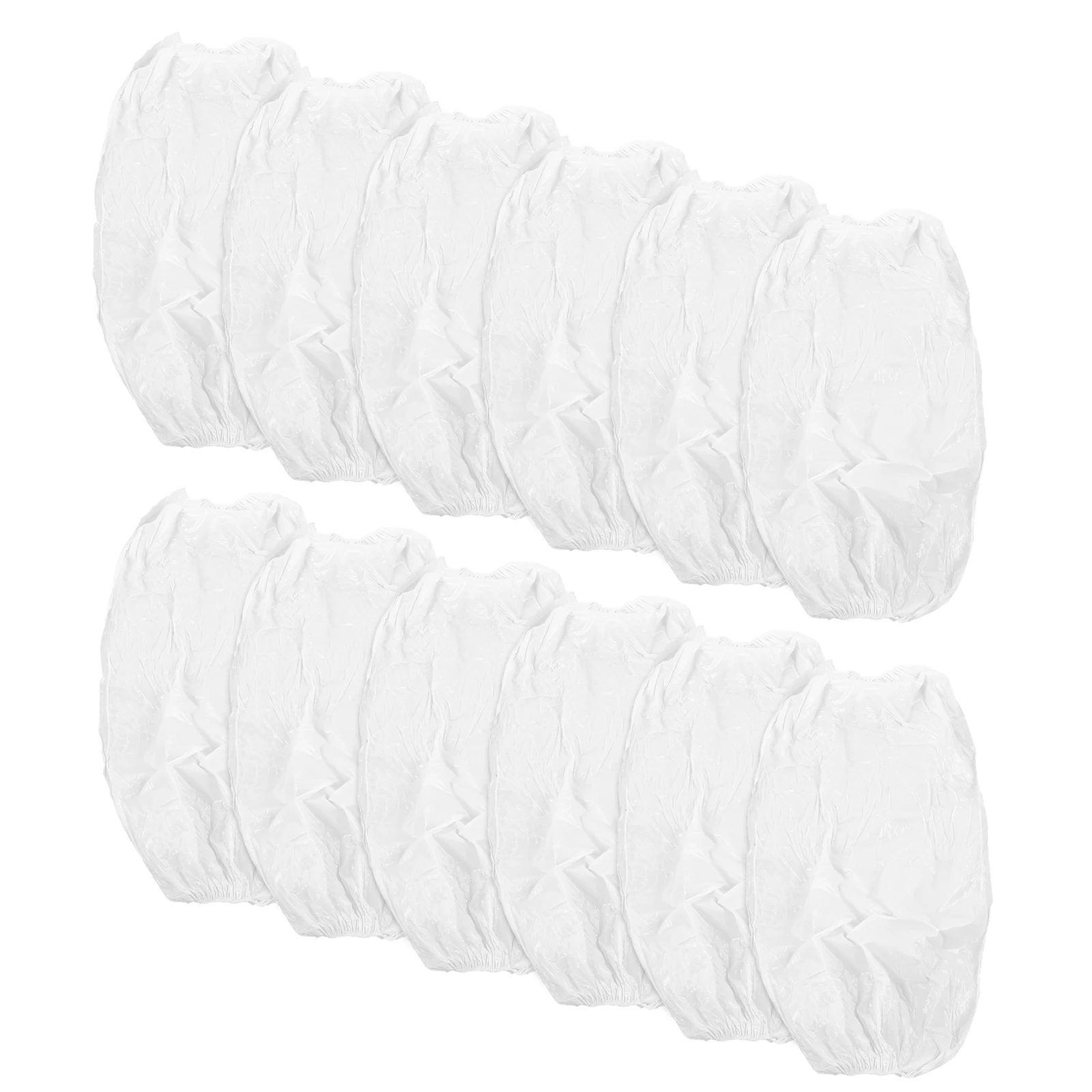 100pcs Waterproof Oil-proof Disposable Arm Sleeves White Protective Gloves for Cleaning Kitchen BBQ Home Hotels