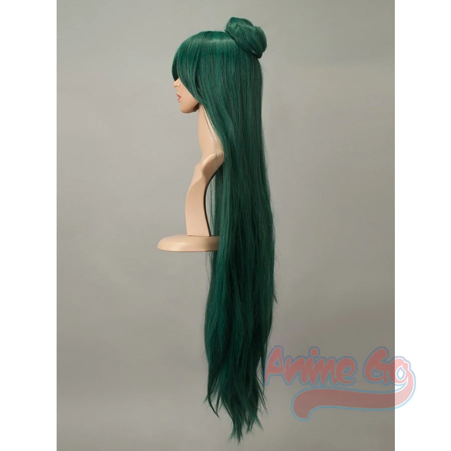 Anime Sailor Pluto Meiou Setsuna Cosplay Wigs Long Hair Wig Prop mp001065