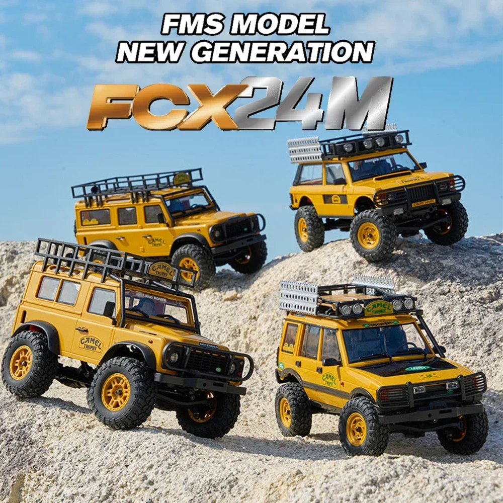 FMS New Release 1/24 FCX24M RTR Land Rover Series RC Car Simulation Climbing Car Toys