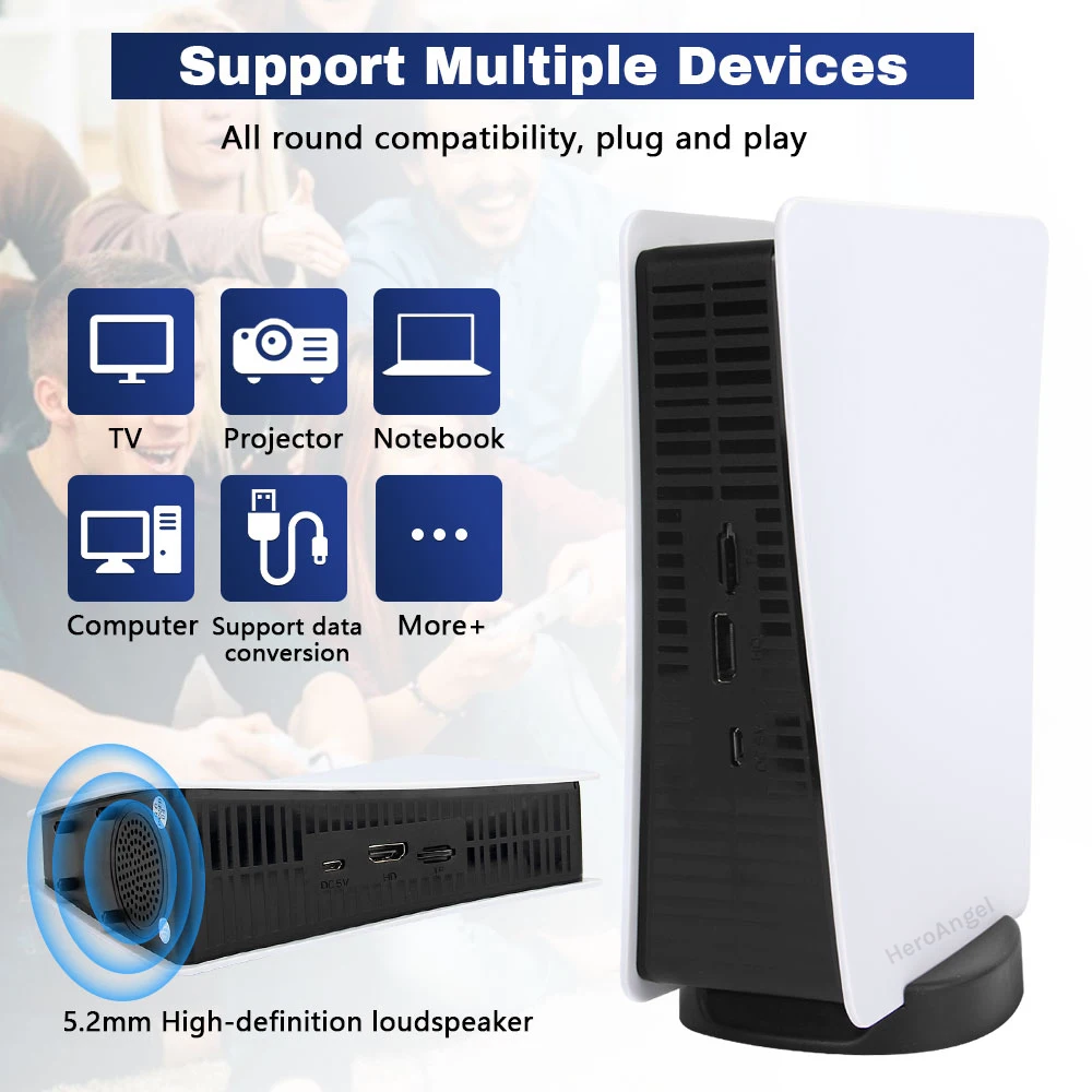 M5 لعبة فيديو وحدة التحكم 2.4G وحدة تحكم لاسلكية مزدوجة 4K 20000 + 128GB ألعاب الرجعية ل PS1/GBA/FC/MD المدمج في المتكلم دروب شيبين