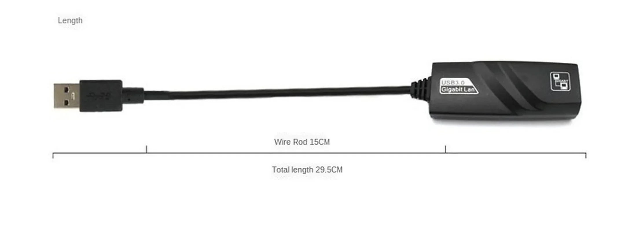 ANPWOO 3,0 Gigabit USB Netzwerkkarte USB zu RJ45 Computer Externer PC Tablet Universal USB Netzwerkkarte