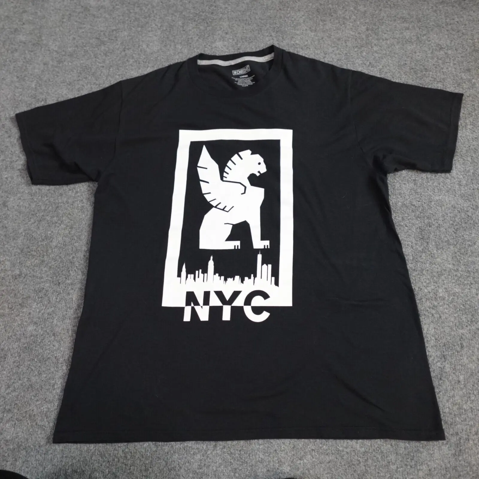 

Chrome Industrie T-shirt L Black NYC Logo