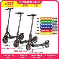 iScooter i9 Electric Scooter 350W Scooter for Adults 7.5Ah 30km/h Foldable Scooters 8.5 inch Honeycomb Tire scoorter electrico