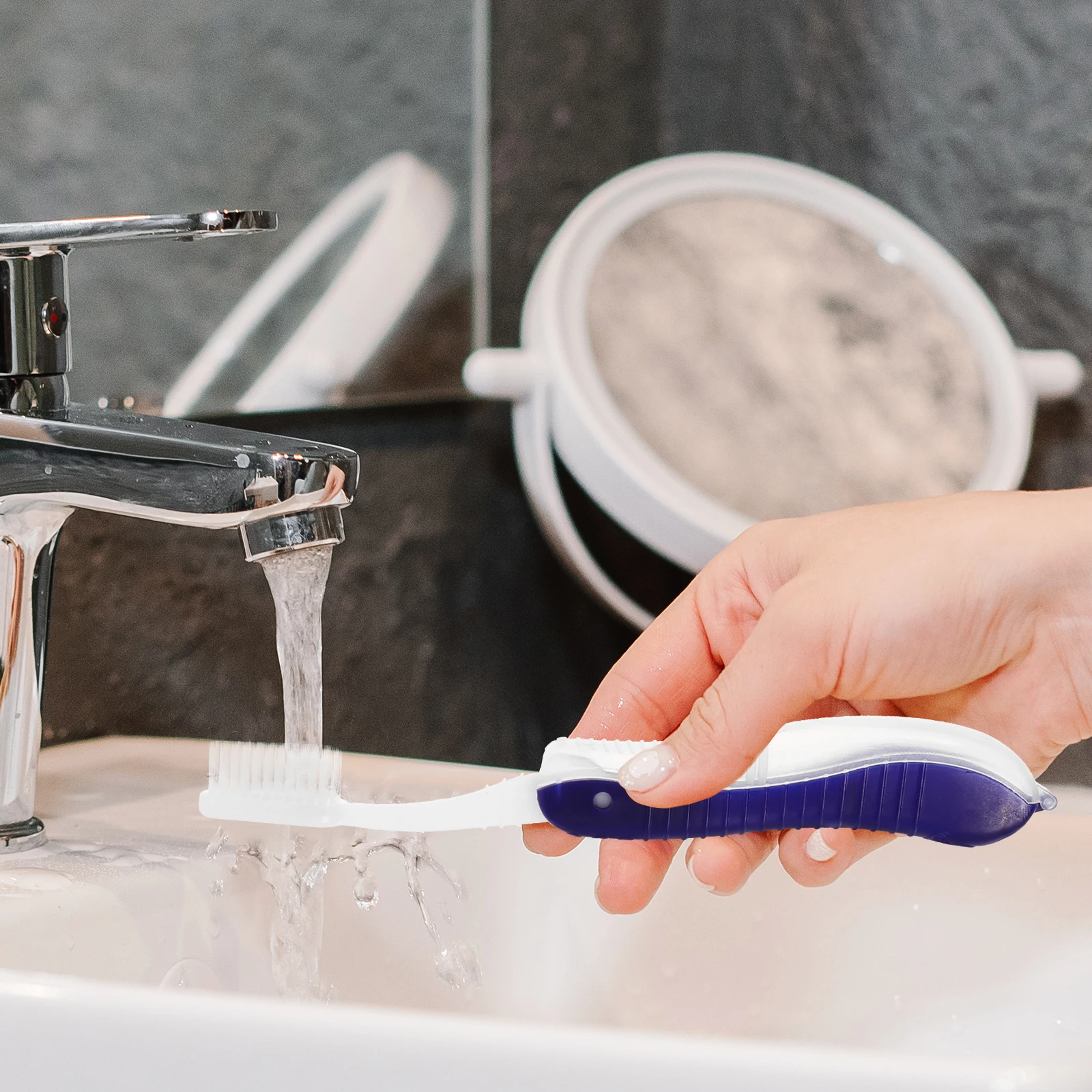 

6Pcs Travel Toothbrushes Foldable Design for Home and Outdoor Use Soft Bristles Travel Toothbrush Foldable Toothbrush