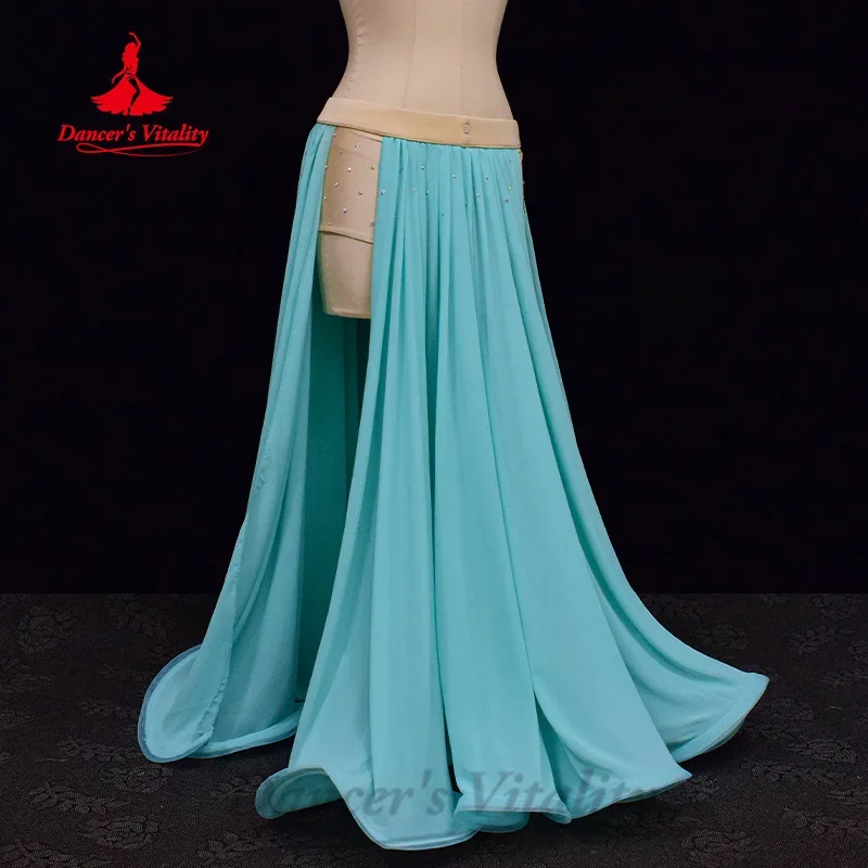 Belly Dance Performance Costumes Women's Customized Elegant and Comfortable Chiffon Long Skirt Oriental Belly Dancing Clothing