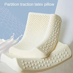 New Thailand Natural Latex Pillow Removable and Washable Pillowcase Household Traction Neck Pillow