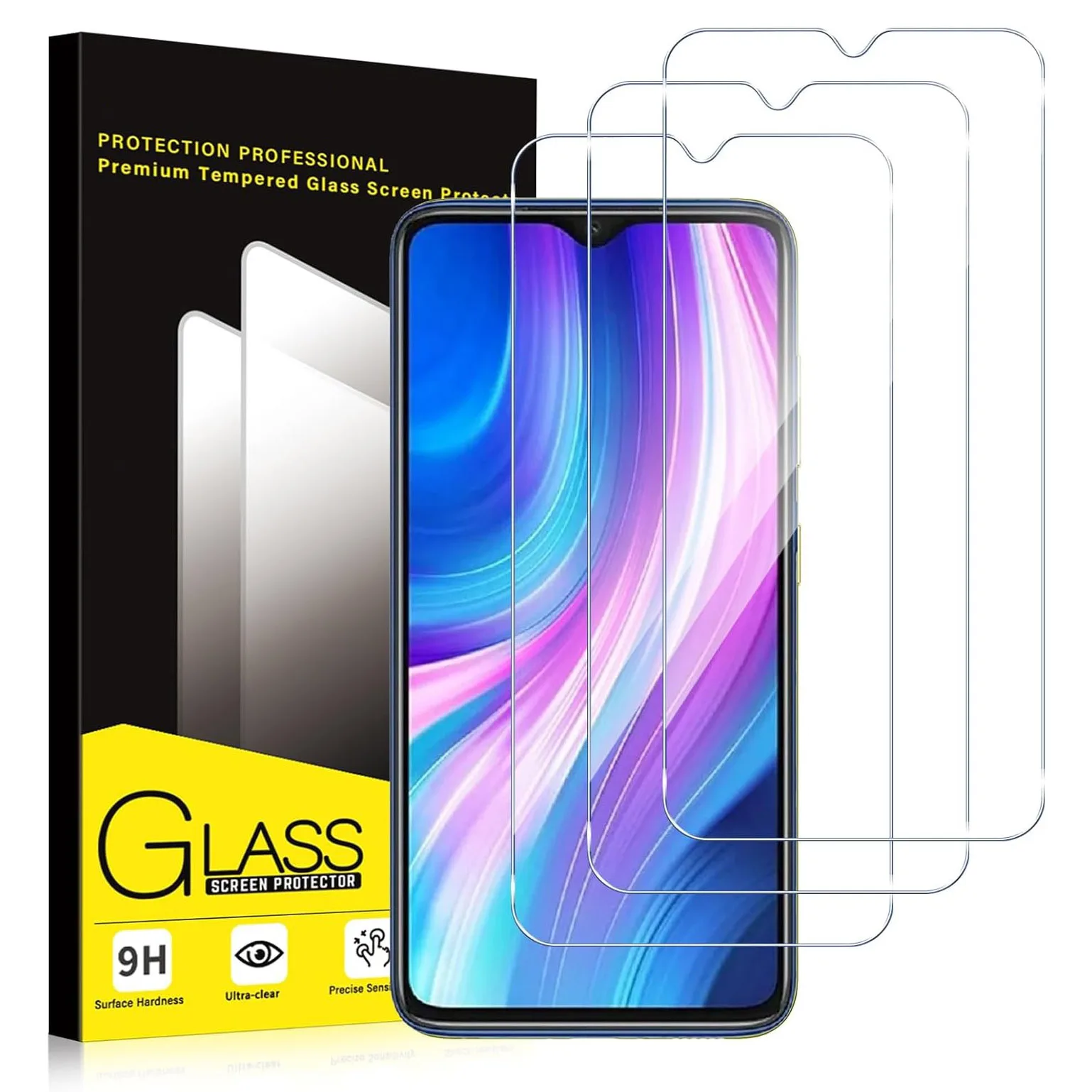 

3pcs Tempered Glass For Redmi 7/Redmi 7A Screen Protector Glass Redmi 8/Redmi 8A/Redmi 8A Pro Protective Film