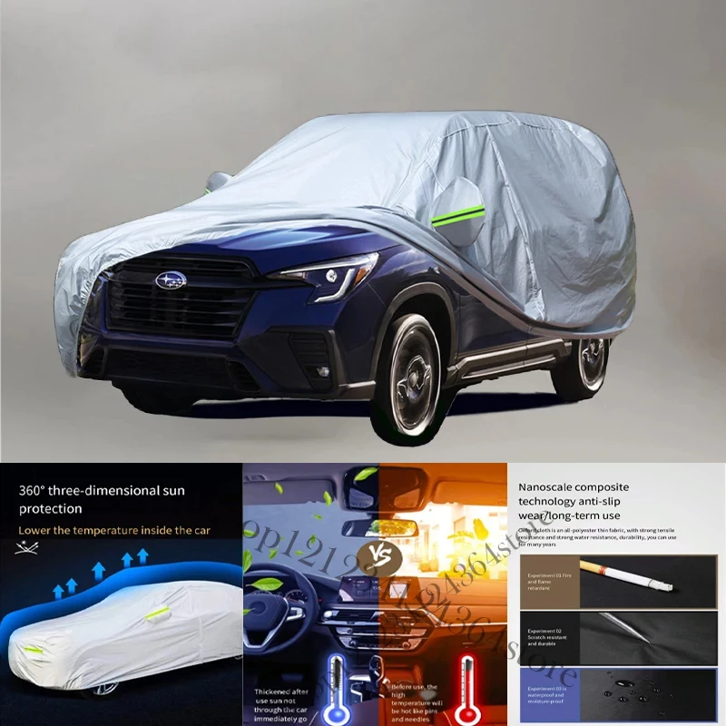 

For Subaru-Ascent- Auto Anti snow Anti dust Anti-uv Anti peeling paint And Anti Rainwater 210t car cover Car cover protection