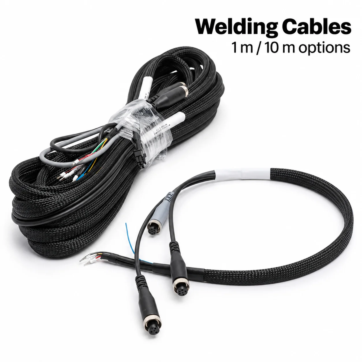 Laser Welding Control Cable for 20S/T 21S/T 23S/T 1m and Multifunction System Connection Cable 10m Braided Wiring Harness