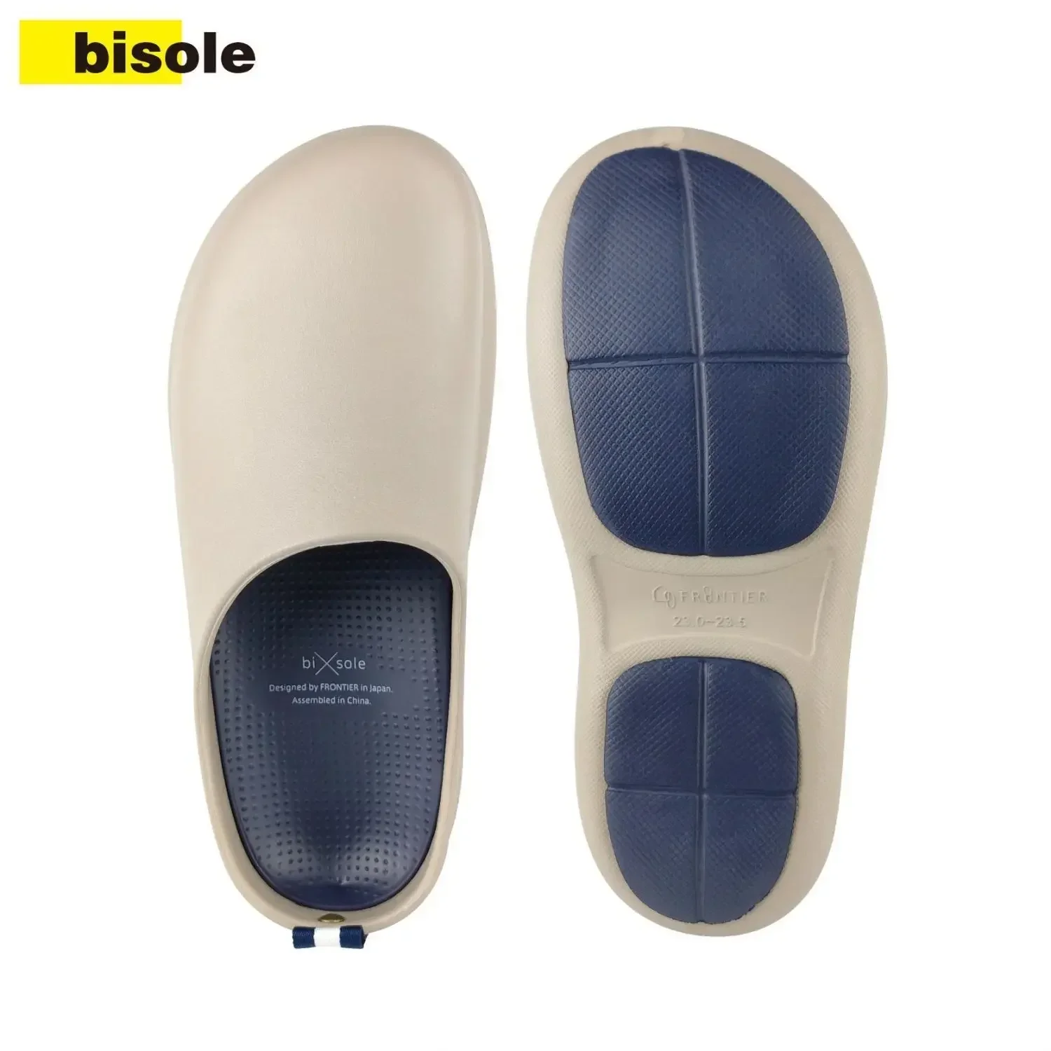 Bisole Japanese Chef Slippers Shoes Men Women EVA Super Soft Mule Slippers Summer Wearing Doctor Operating Room Slippers