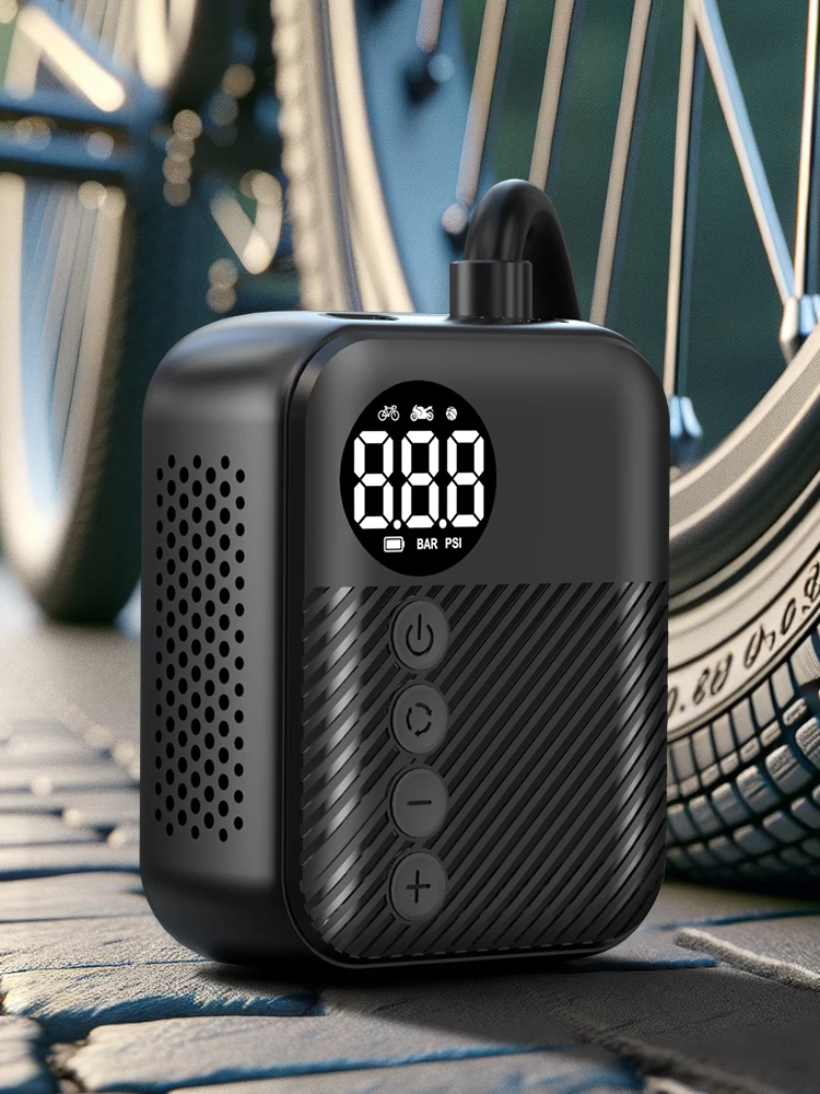 AliExpress CARSUN Carsun Mini Portable Electric Bicycle Pump Cordless Tire Inflator 150Psi Max 480Mah Battery with Display