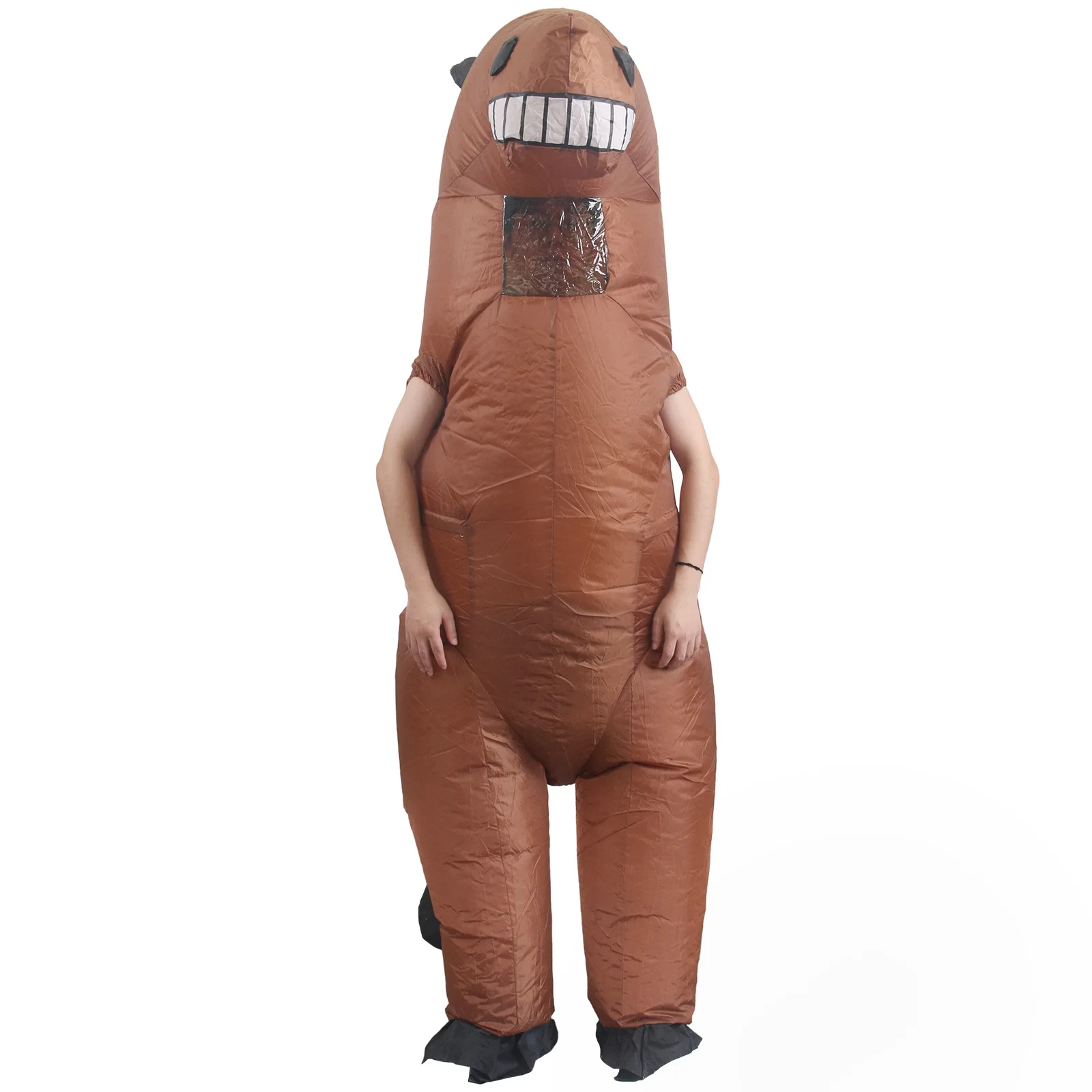 Paard Opblaasbaar Kostuum Grappig Dier Karakter Cosplay Kostuum Halloween Carnaval Verjaardagsfeest Festival Podium Mascotte Rekwisieten