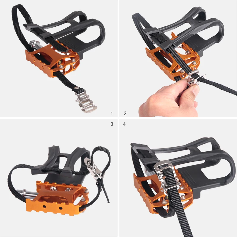 Deemount 1 Paar Zyklus Pedal Nicht Slip Strap Bike Spinning Radfahren Schuh Kappe Gehäuse Krawatte Seil Bike Workout Sicherheit Gürtel