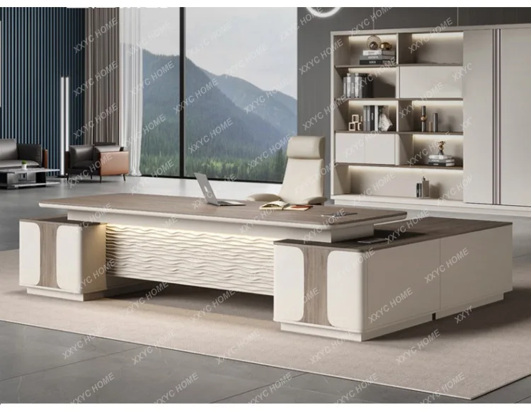 

WW Simple modern light luxury desk desk office furniture