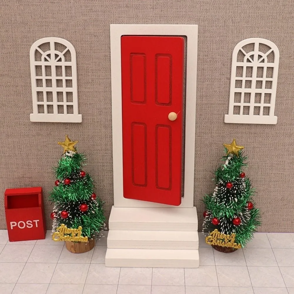 1:12 Dollhouse Miniature Model Window Retro Hollow Out European Style Door Frames Furniture Decor Mini Multicolors