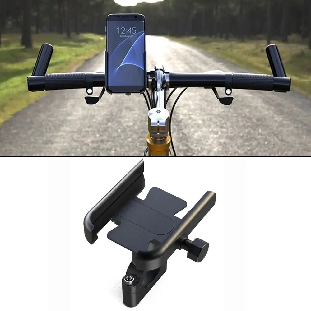 

Motorcycle Aluminum Alloy Bicycle Mobile Phone Holder Electric Vehicle Navigation Holder Special Motorbike Riding Holder Clip