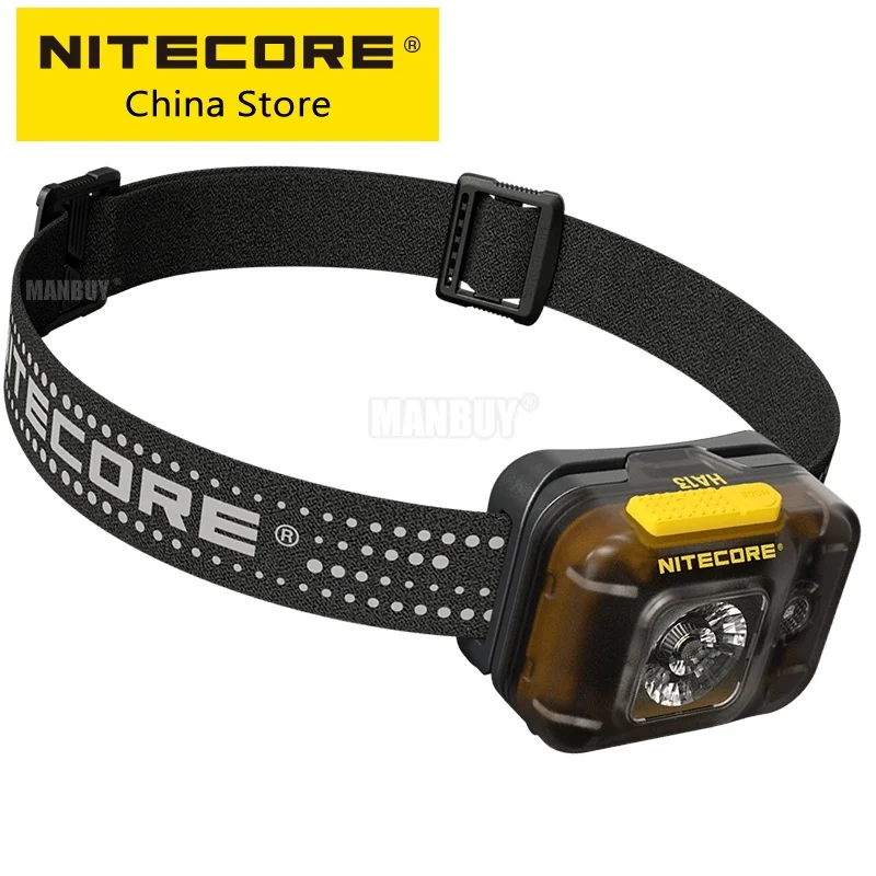 Imagem -03 - Nitecore-dual Beam Led Farol Recarregável Li-ion Battery Multipurpose Outdoor Camping Caminhadas Treinamento Run Ha13 Mais Hlb1300 Venda