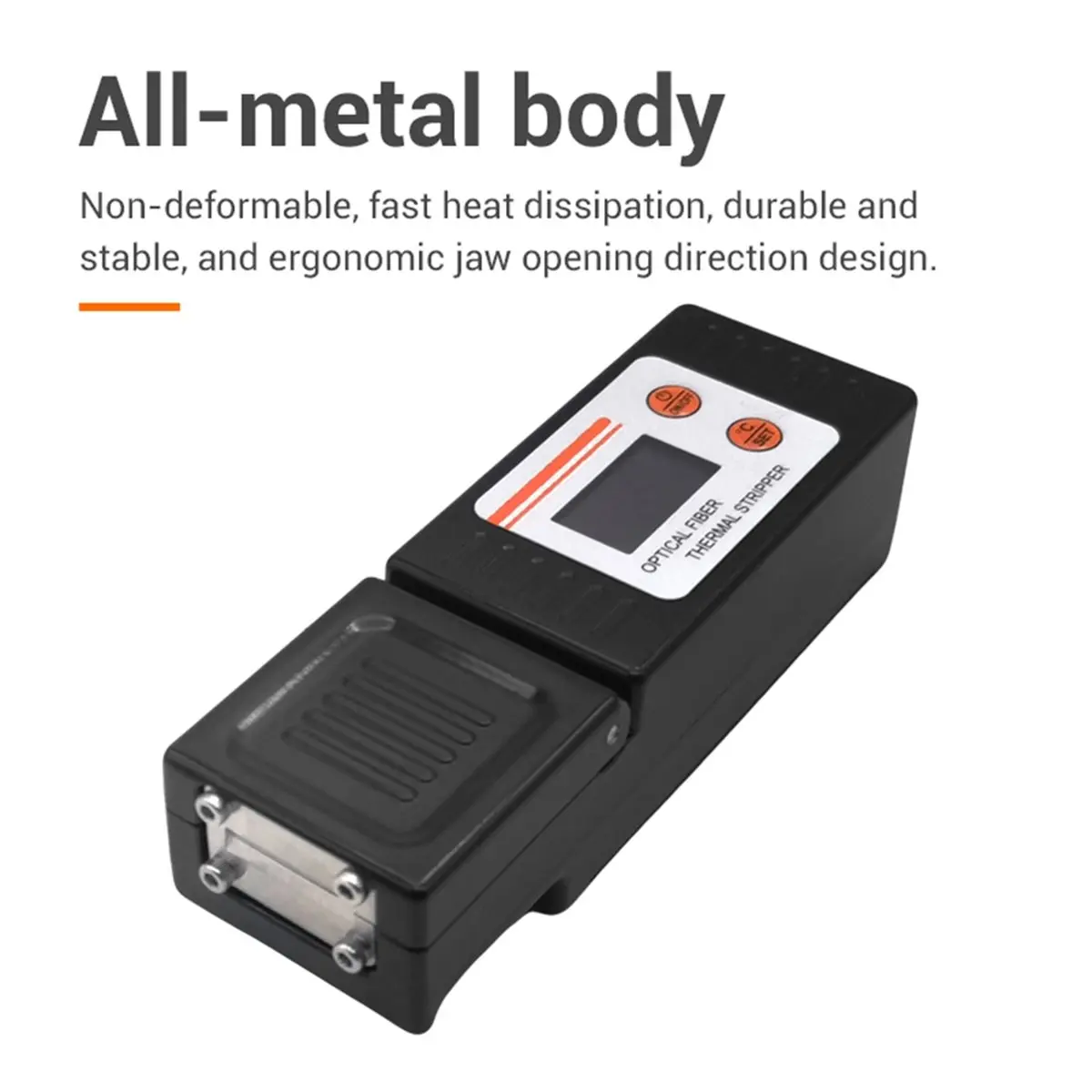 

Fiber Optic Thermal Stripper Clamp Type Thermal Stripper Strip Pigtails/Bare Fibers/Ribbon Optical Cable 48 Cores LCD